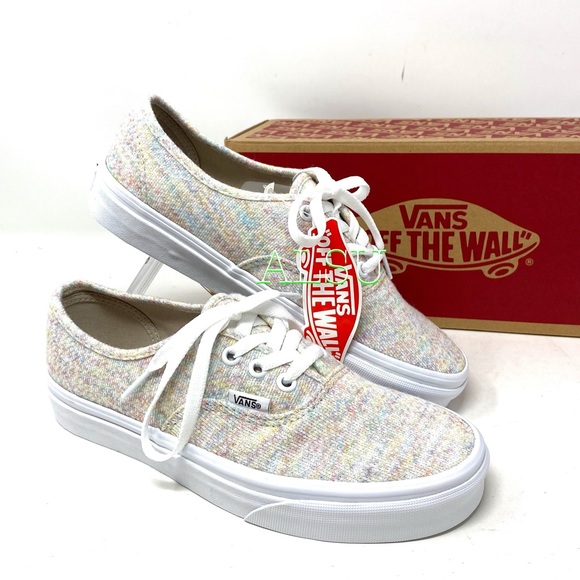 🌸Sale🌸 VANS Authentic Canvas Rainbow Jersey Women’s Sneak Size 6 VN0A2Z5IWN5 - Picture 8 of 9